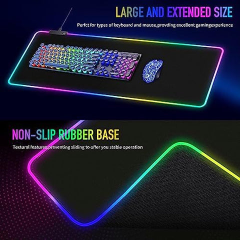 Large Gaming Mouse Pad - RGB Mouse Pad