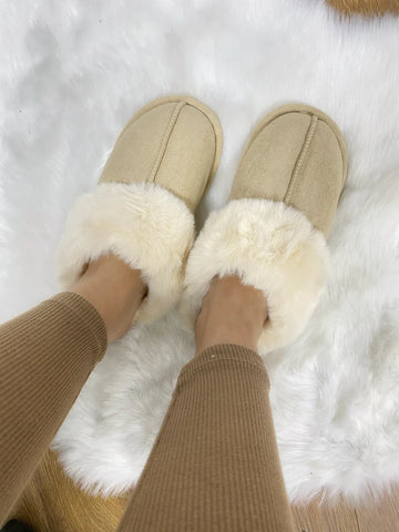 Warm Faux Fur Slippers