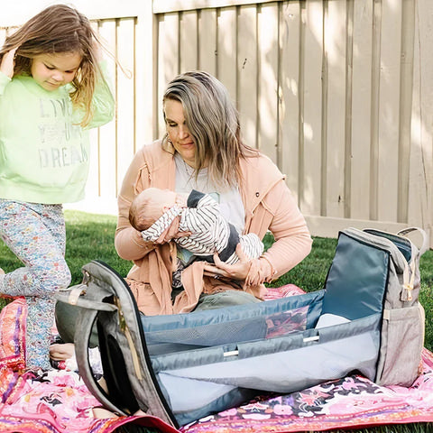 diaper bags with changing station