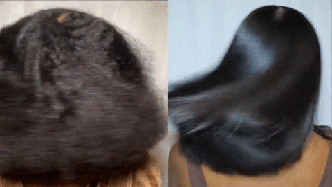 straightening brush- hair straightening comb get silky hair in minutes