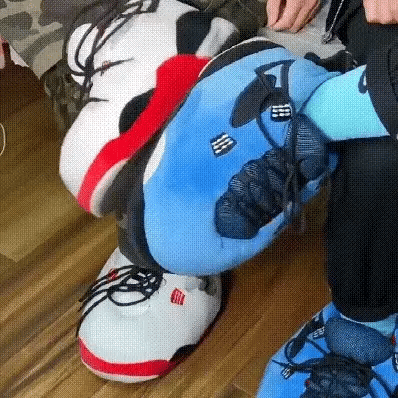 Cozy Jordan Sneaker Slippers