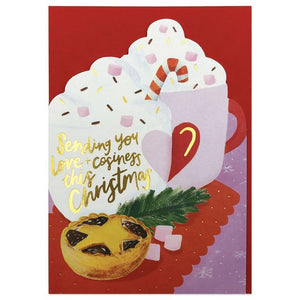 Love And Cosiness Hot Choc Christmas Card