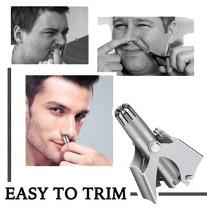 stainless steel nose hair trimmer