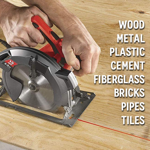 4 Inch Circular Saw with Beam Laser Guide types of material it can cut