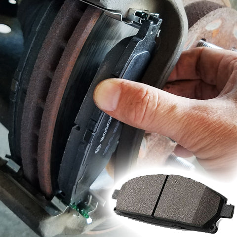 Carbon Fiber Ceramic Rear Brake Pads