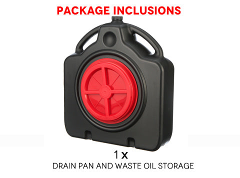 Drain Pan and Waste Oil Storage