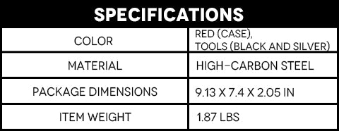 Power Steering Pulley Puller and Installer Tool Kit Specifications