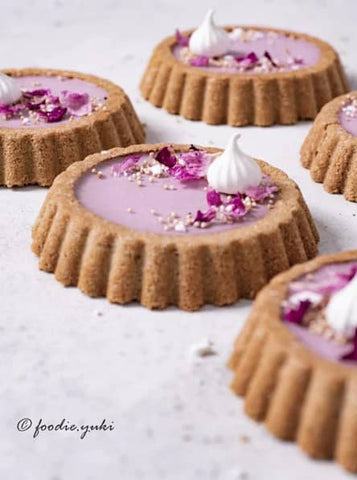 tarte acai pétales de rose