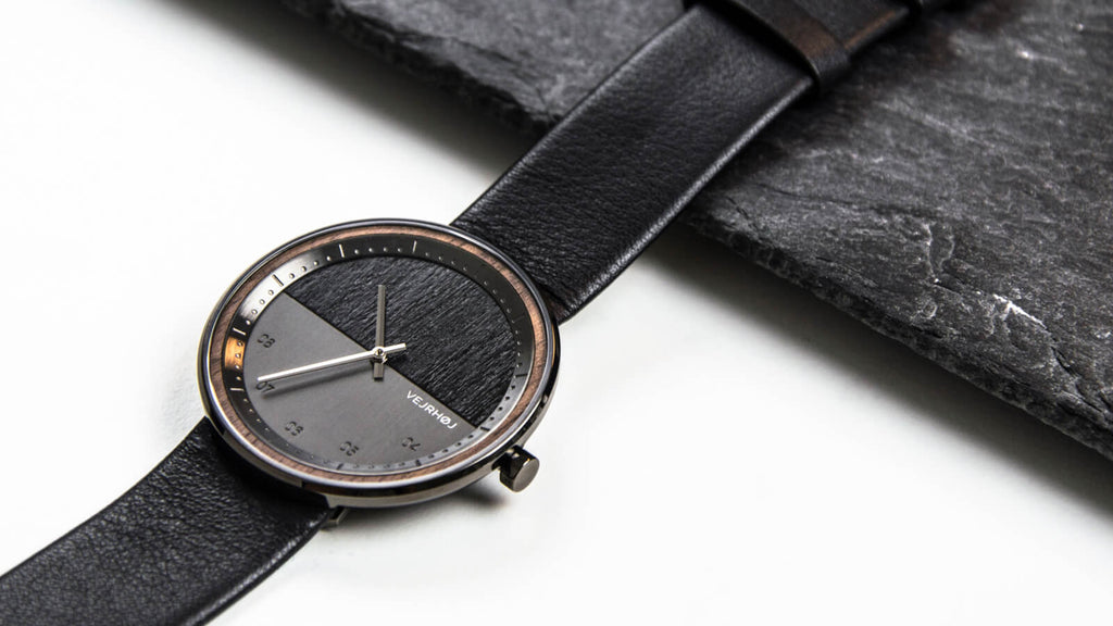 dark wood watch