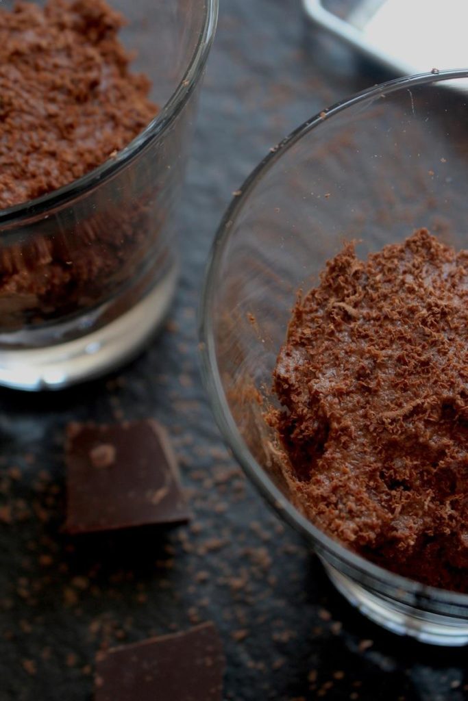 chocolate mousse with smoked sea salt