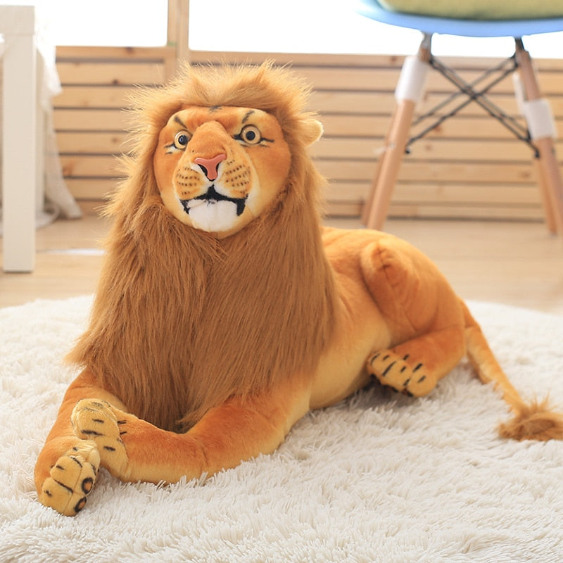 peluche lion la grande récré