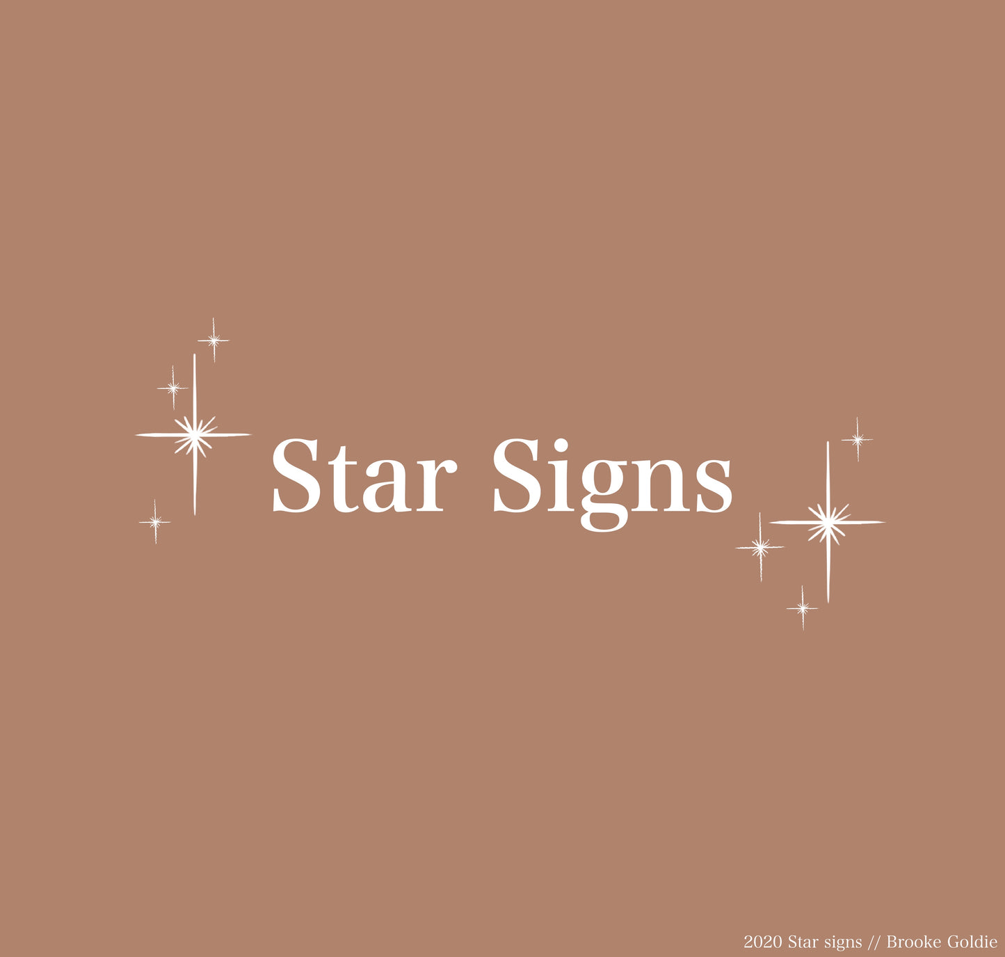 ROUND STICKERS // Star Sign Stickers