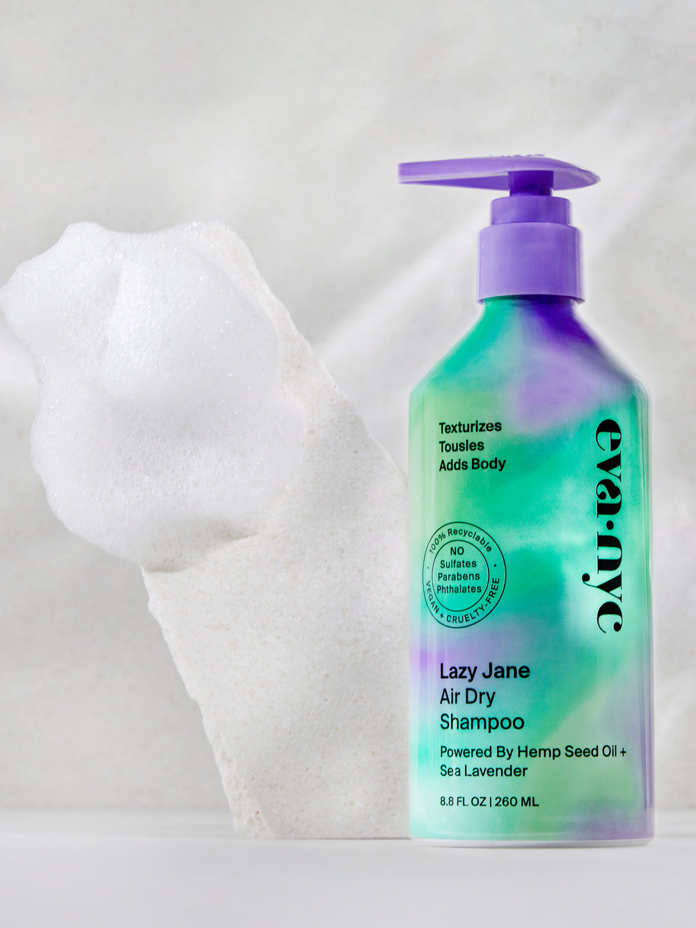 Lazy Jane Air Dry Shampoo | Texturize, Tousle, Add Body | Eva NYC