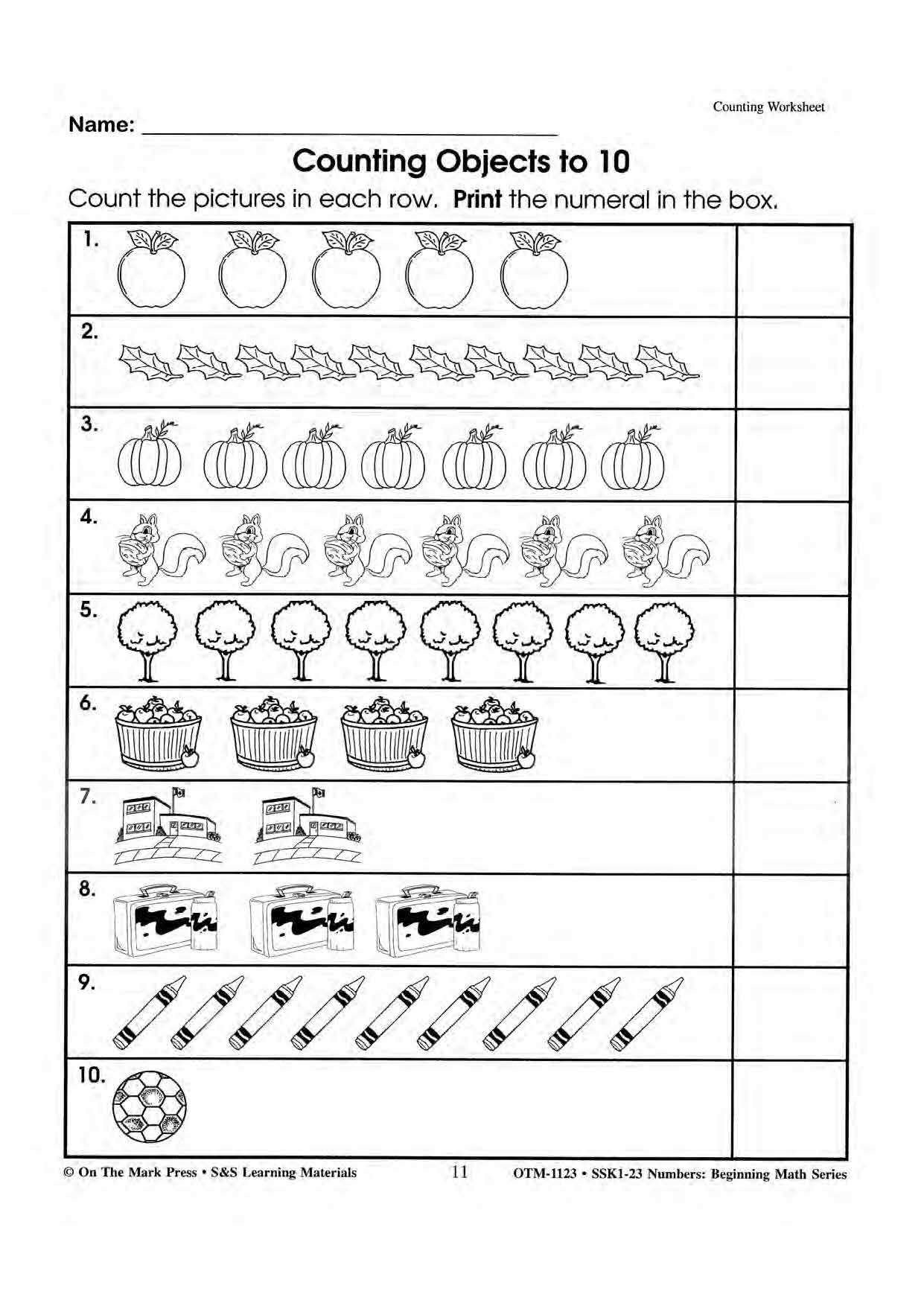 number-concepts-1-20-worksheets