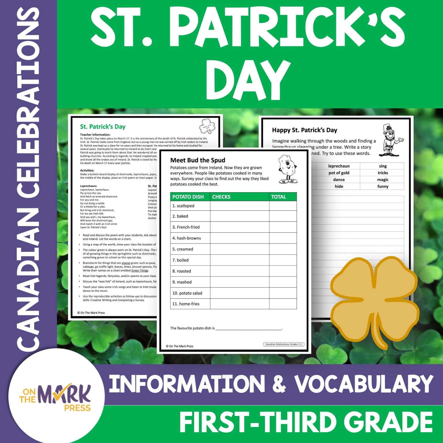 St Patrick #39 s Day Grades 1 3 Teacher Directed Google Slides Printabl