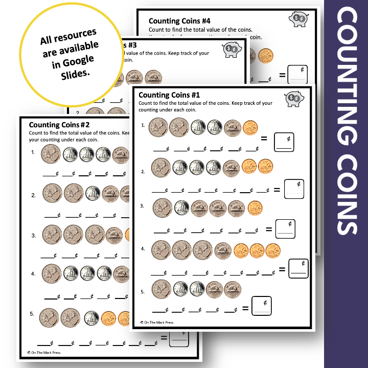 Counting Canadian Money Coins Grades 1 2 Google Slides Printables   GSK14703CountingCanadianMoneyGrades1 2Slide4 2048x 