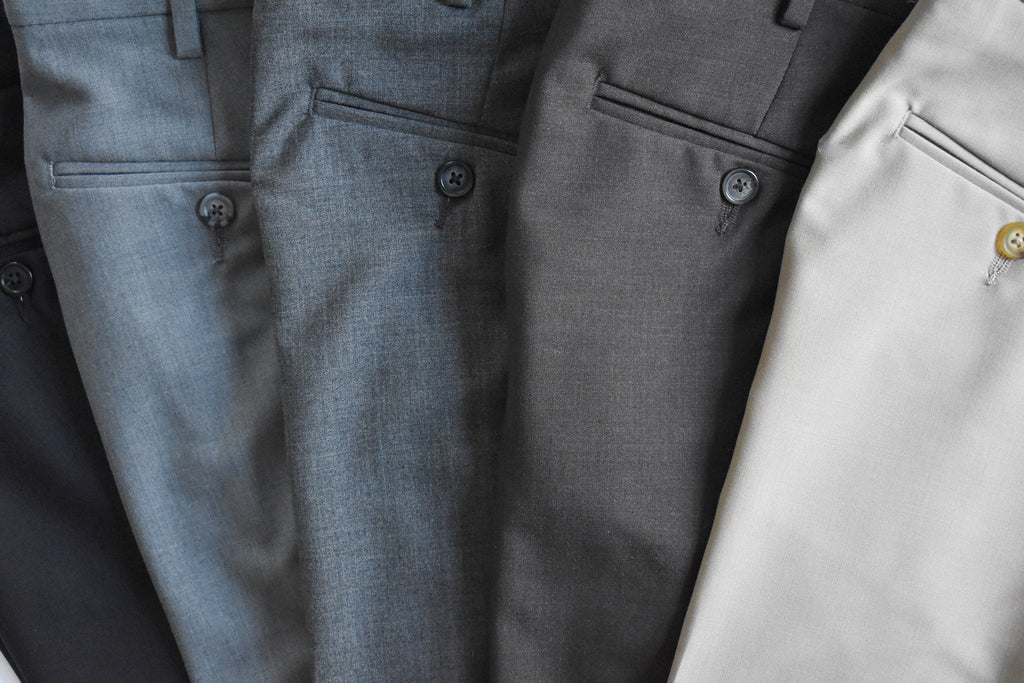 Charcoal High Performance Merino Wool Dress Pants