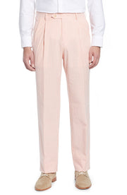 Palm Beach 'Original' Navy/White Seersucker Pleated Pant