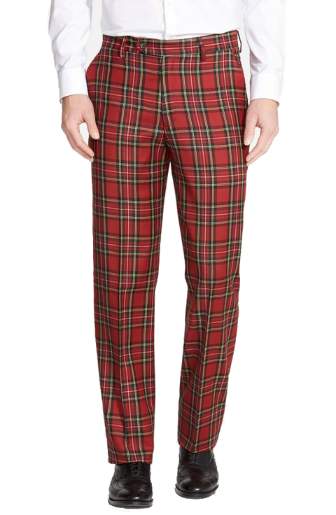 Mens Royal Stewart Wool Plaid Pant | Wool Trousers – Berle