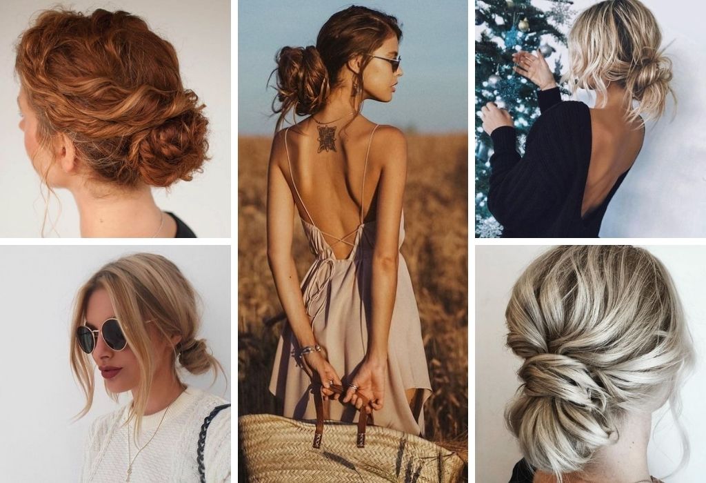 chignon bohème bas