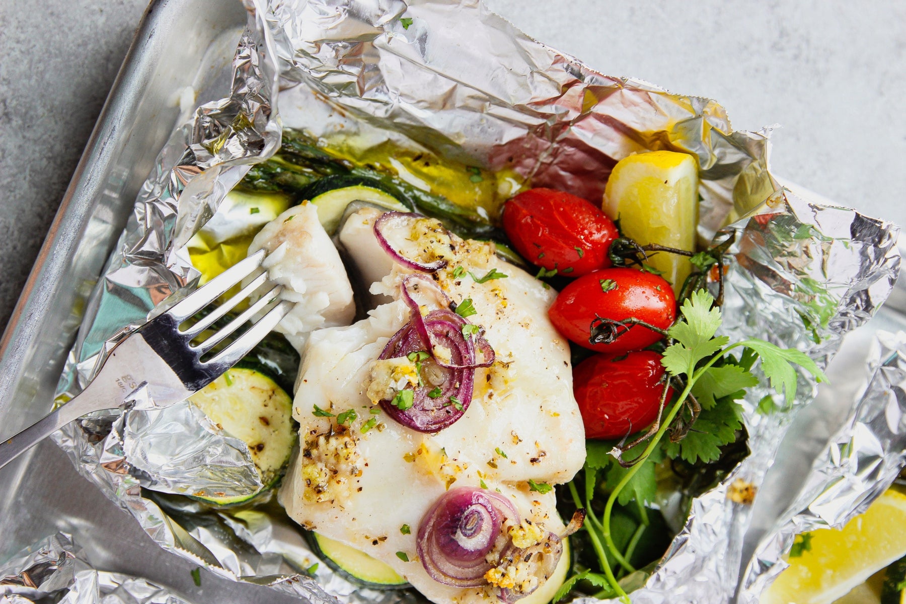 Baked Fish In Foil With Vegetables Recipe Sitka Salmon Shares