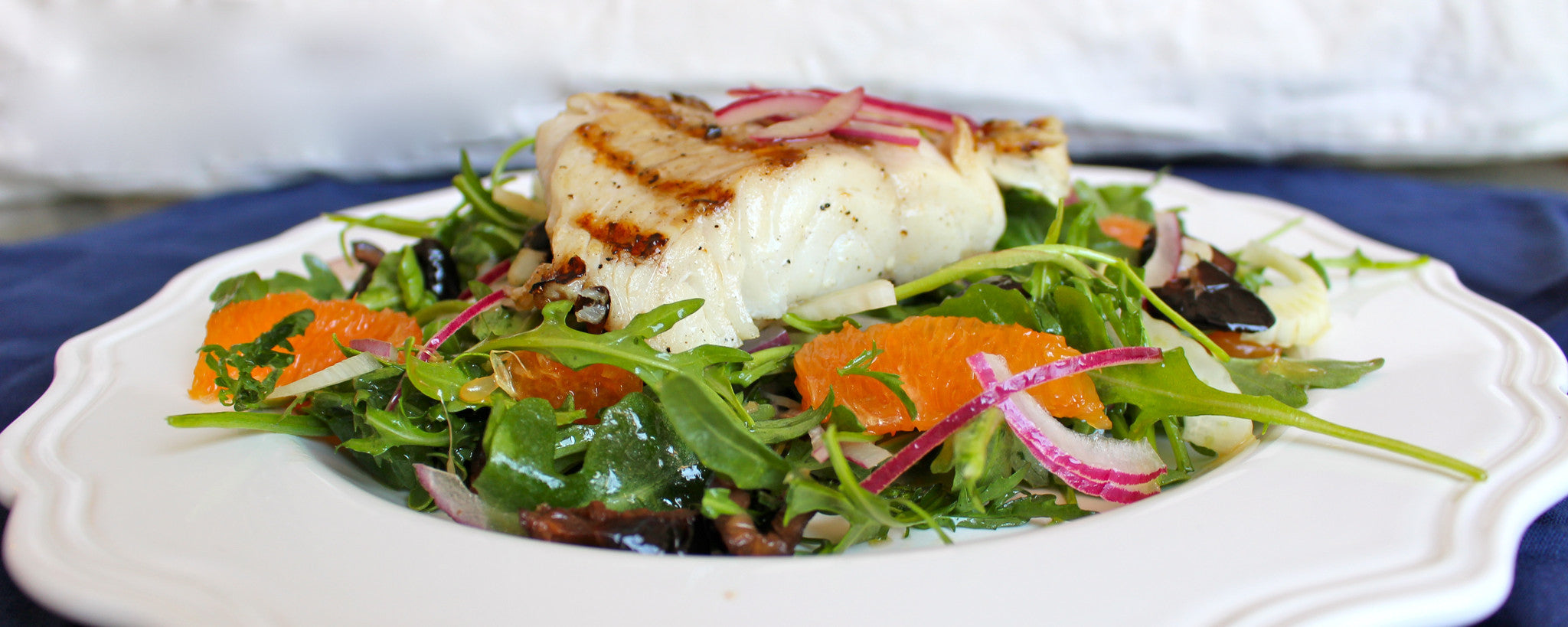 Vaizdo rezultatas pagal užklausą „cod green salad“