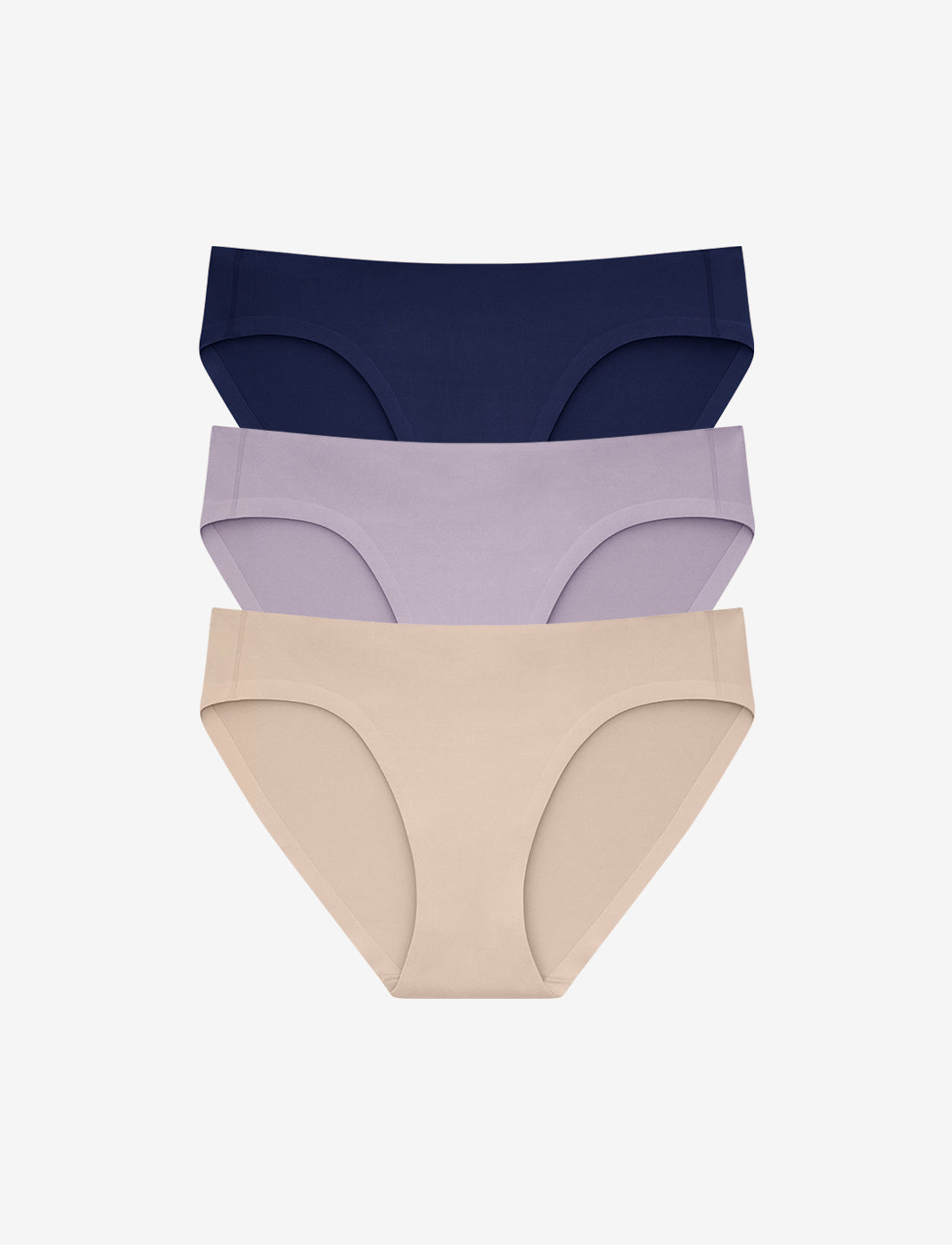 FEM Women's Underwear Seamless Briefs Panties High-Cut Seasonal Package - 4  Pack