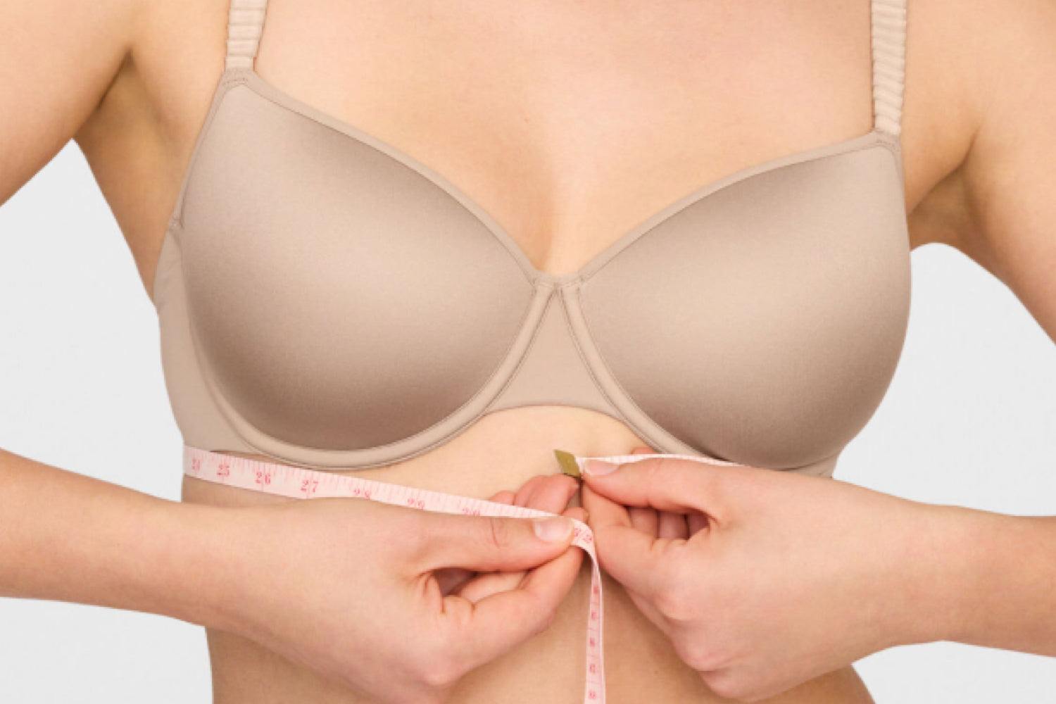 Choose the correct bra cup size when changing band size