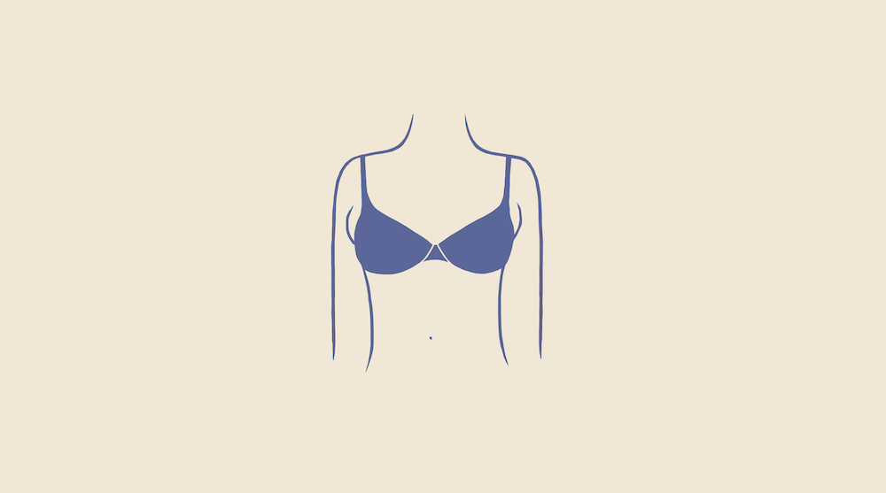 My second attempt at a bra - fitting