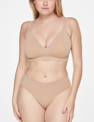 24/7® Classic Second Skin Unlined Bra Taupe - Nude Unlined Underwire Bra -  ThirdLove