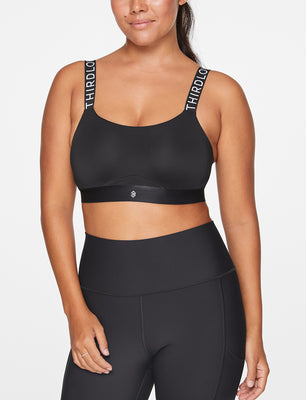 No Boundaries, Intimates & Sleepwear, No Boundaries Black Good Vibes  Racerback Sports Bra