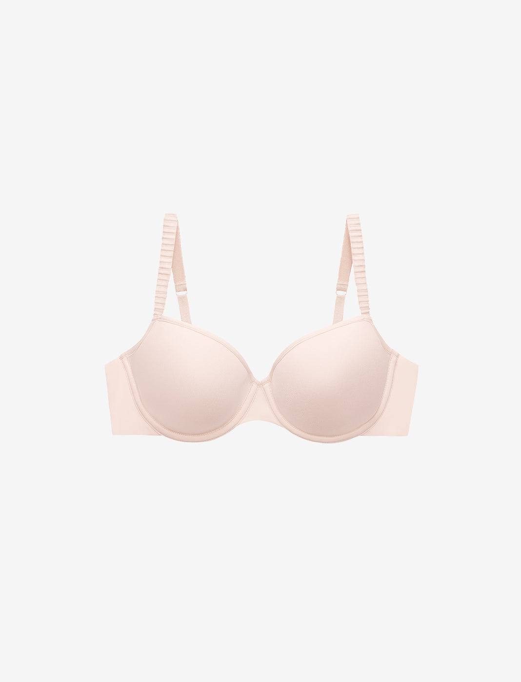 Light Skin Doted Fabric Double Cup Bra Size 34 - 1 Pcs