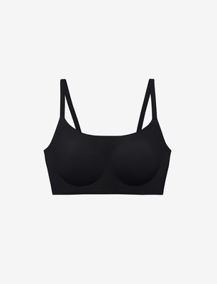 Lovskoo Women Wireless Bra Push Up Bra Bras for Sagging Breasts Nude Bra  Unlined Molded Cup Ladies Brassiere Embroidered Everyday Black