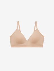 Thirdlove Classic Uplift Plunge Light Nude Bra 30E Tan Size 30 E