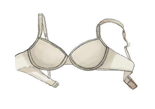 How to put on a bra Step 1-4 - Stock Illustration [75874360] - PIXTA