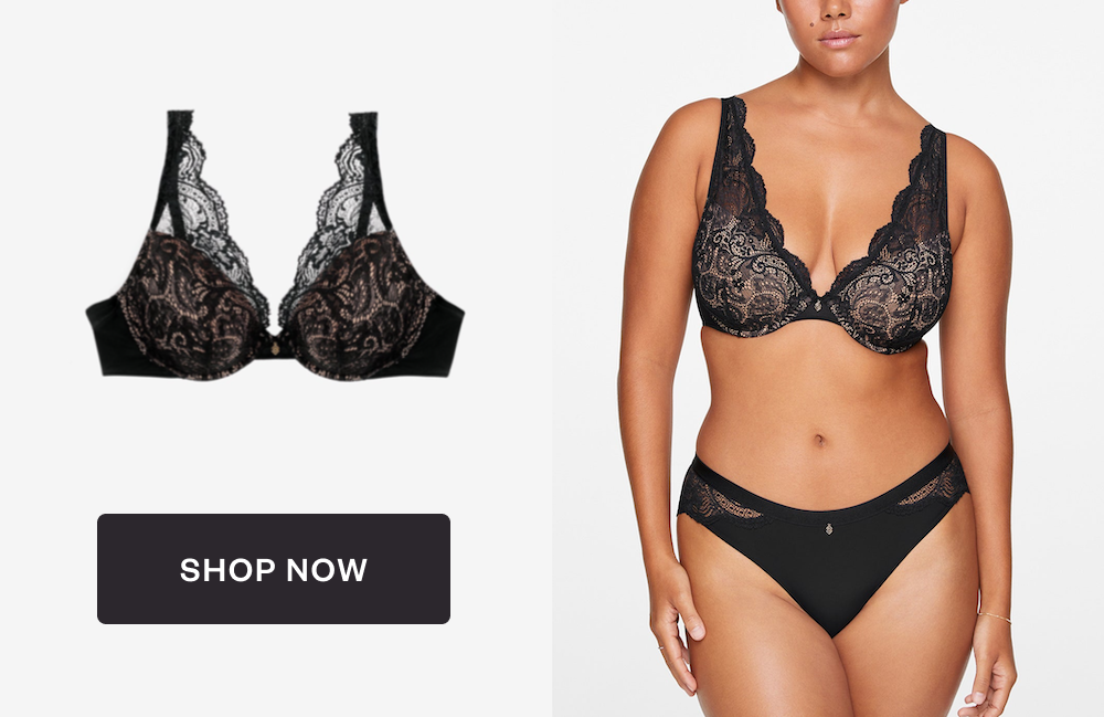 Lace Push Up Bra For Small Busts | Lace Lift Up Bra Black