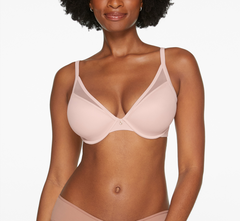 24/7® Classic Uplift Plunge Bra Taupe - Comfortable Plunge Bra for All Breast  Sizes