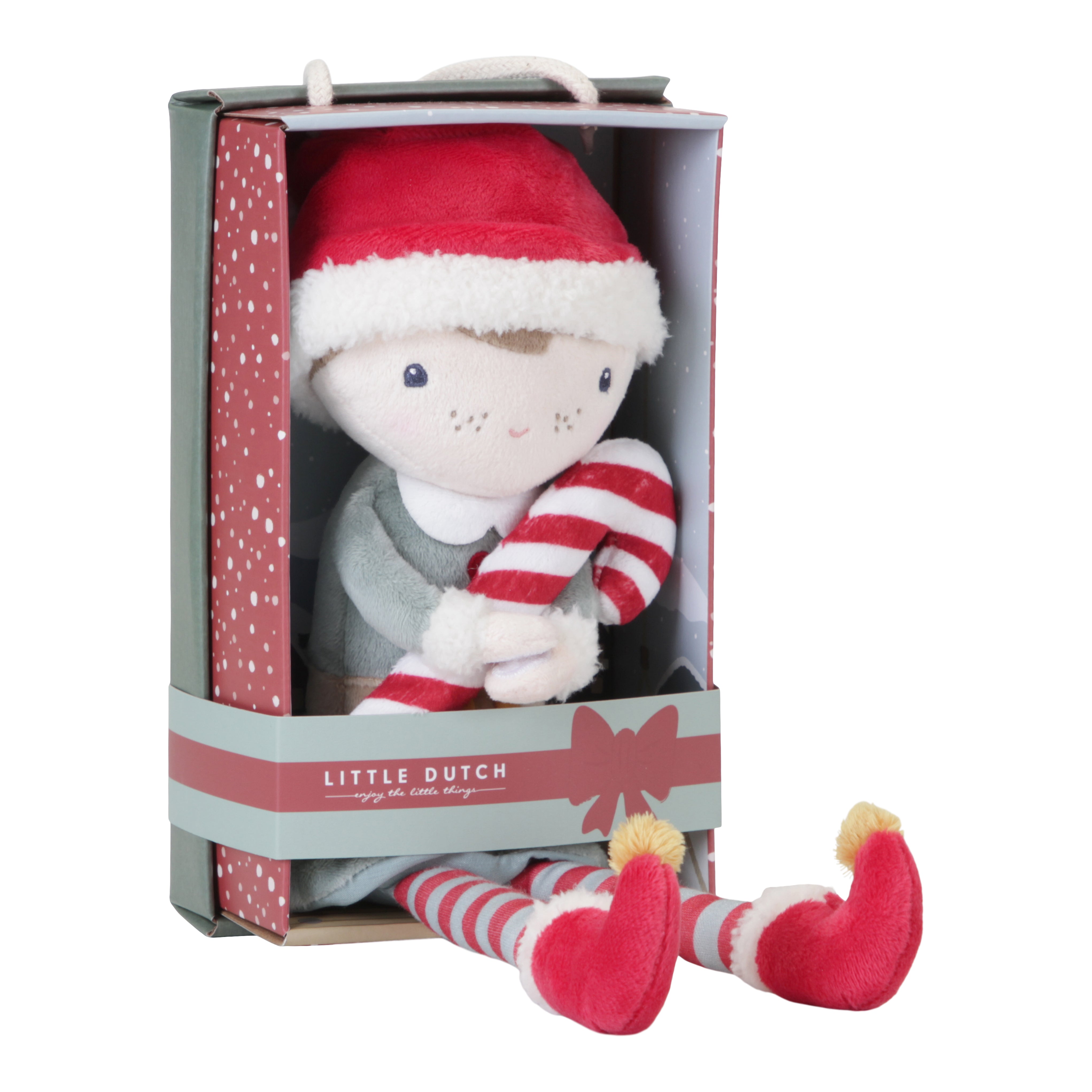 Image of Little Dutch Christmas Cuddle Doll - Jim (35cm)