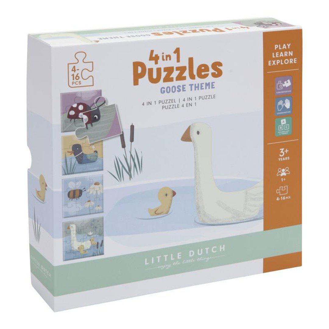 4- Puzzles GOOSE THEME 4IN1 pUZZEL 4 INT PUZZLE PUZZLE 4 EN T 