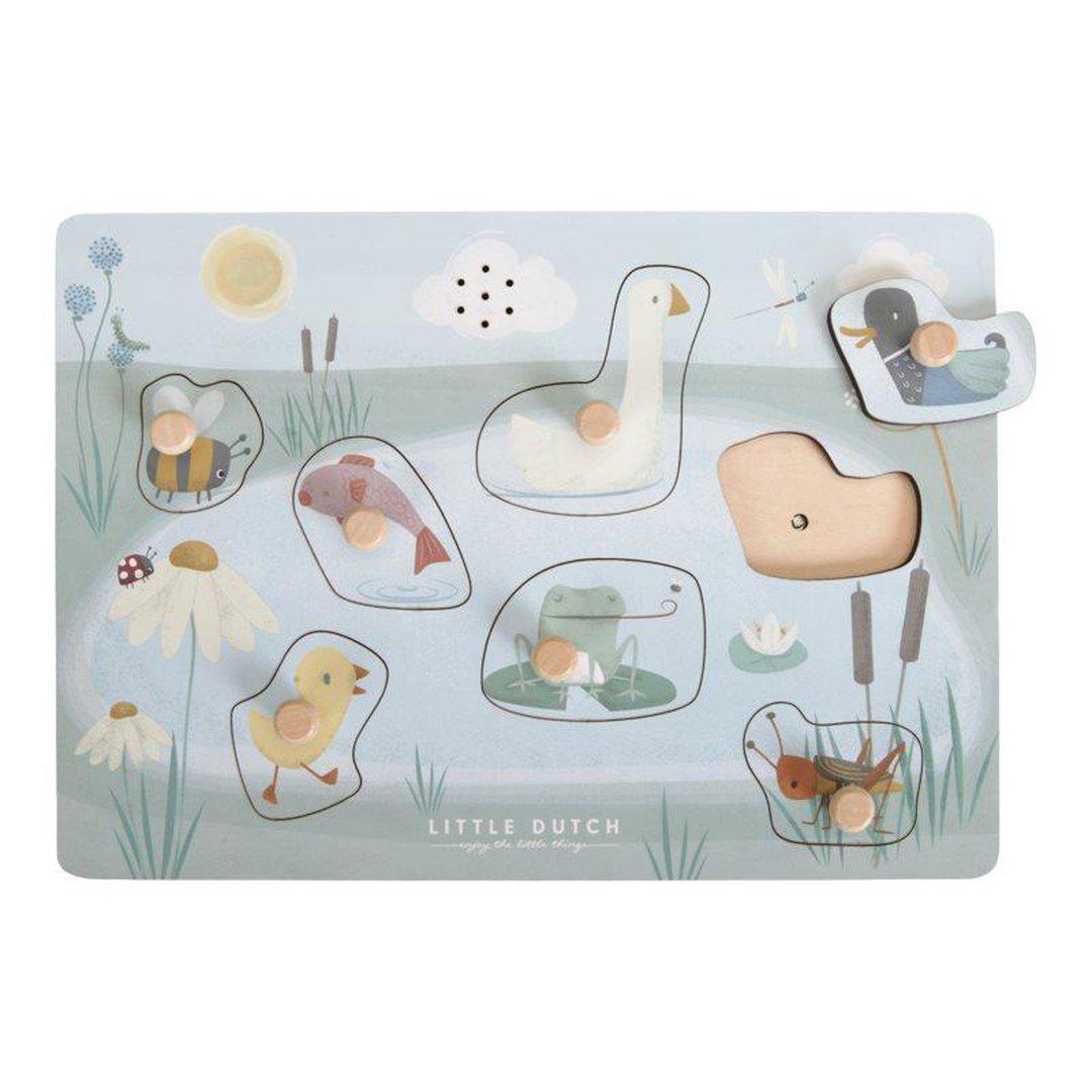 Image of Little Dutch Wooden Sound Puzzle Goose