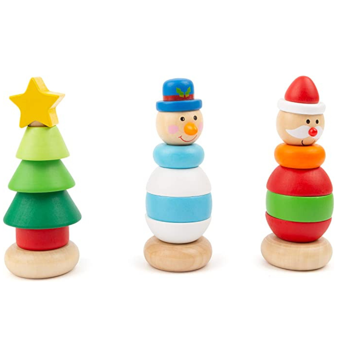 Image of Christmas Wooden Stacker (1pc)