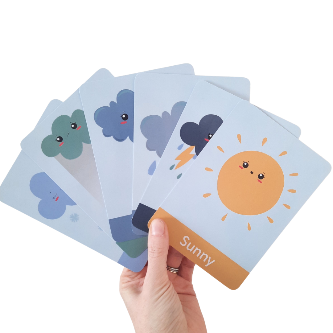 Image of kiddiekin Weather Themed Flash Cards