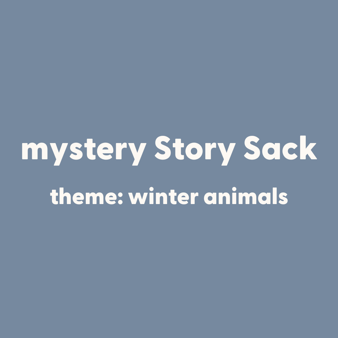 Image of MYSTERY STORY SACK/PREVIOUS STORY SACK - WINTER ANIMALS mystery Story Sack theme: winter animals 