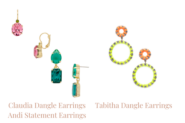 Claudia Dangle Earring, Andi Statement Earrings, Tabitha Dangle Earrings