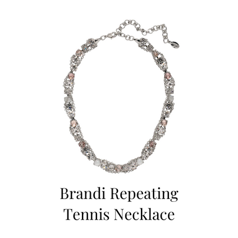 Brandi Repeating Tennis Necklace