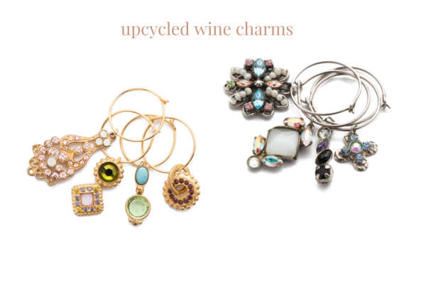 upcycled wine charms