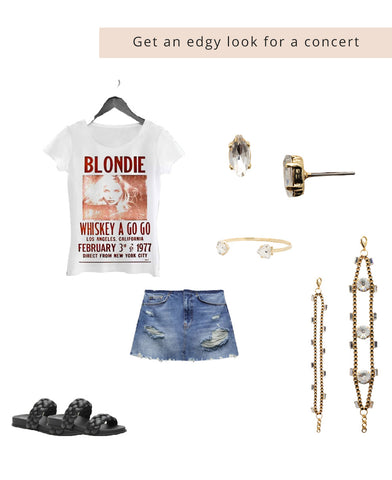 Get an edgy look for a concert