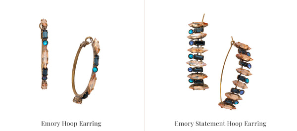 Emory Statement Hoop Earring & Emory Hoop Earring