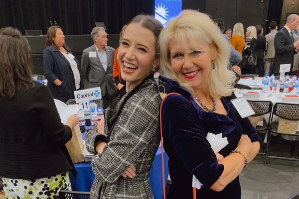 Kendal Conrad with her mentor & friend, Anne Baum