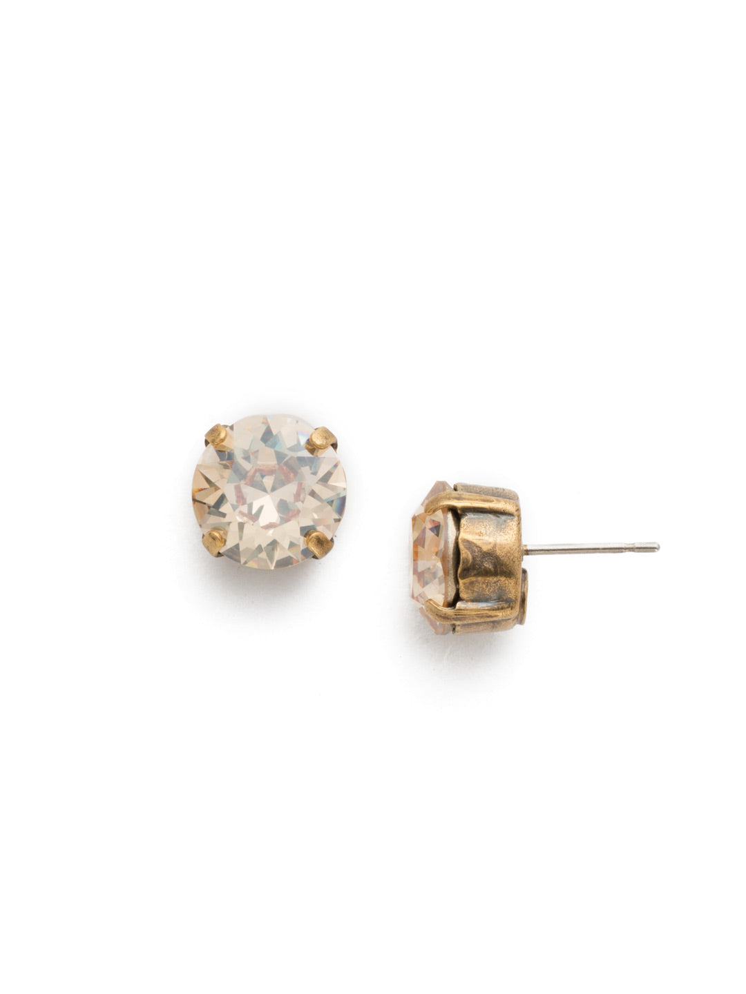 crystal stud earrings